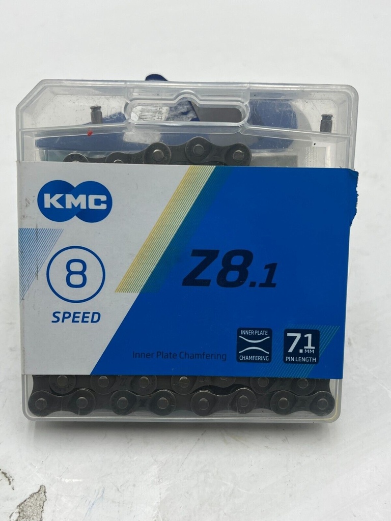 CADENA KMC PLATEADO 8V 116 ESLABONES