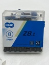 CADENA KMC PLATEADO 8V 116 ESLABONES