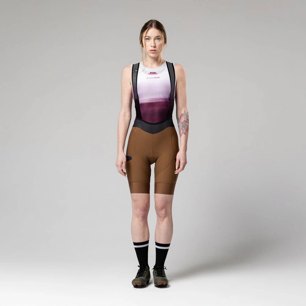 BIB SHORT GRIT TOFFEE DAMA GOBIK