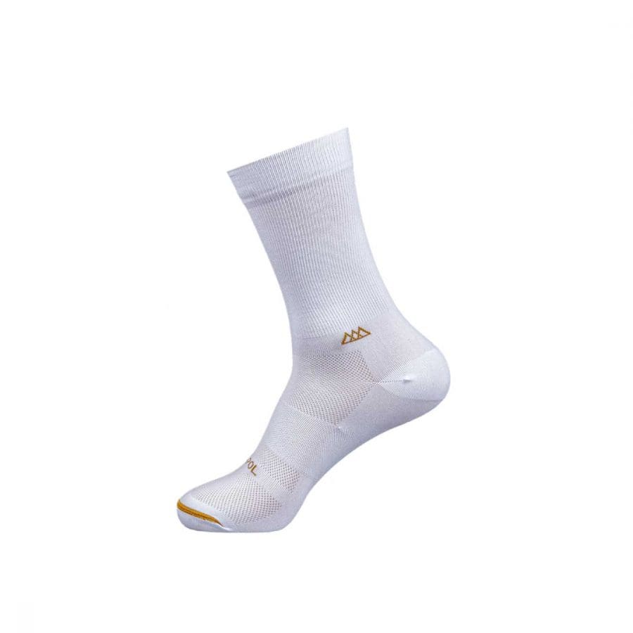 CALCETAS HUIZAPOL ELITE BLANCA-DORADO (S-M)
