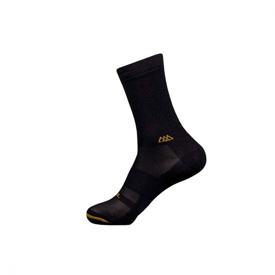 CALCETAS HUIZAPOL ELITE NEGRO-DORADO (S-M)