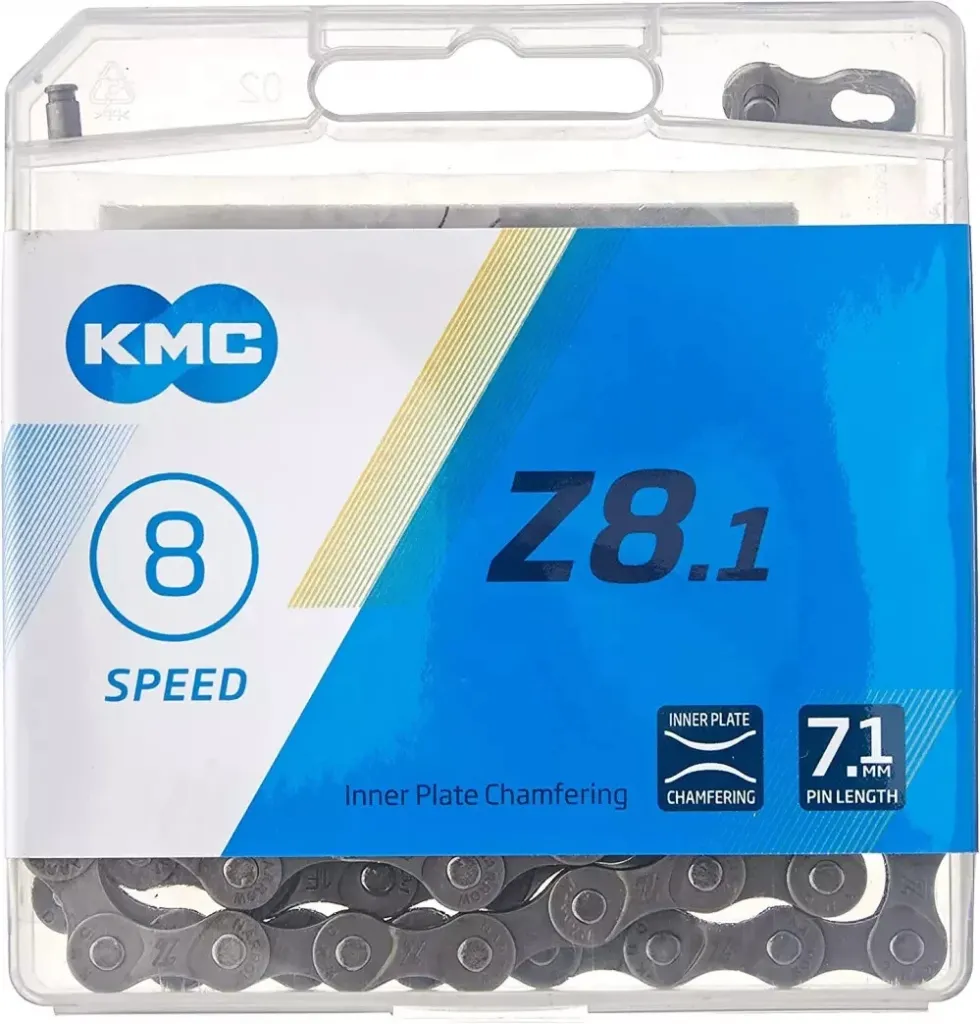 CADENA KMC PLATEADO 8V 116 ESLABONES