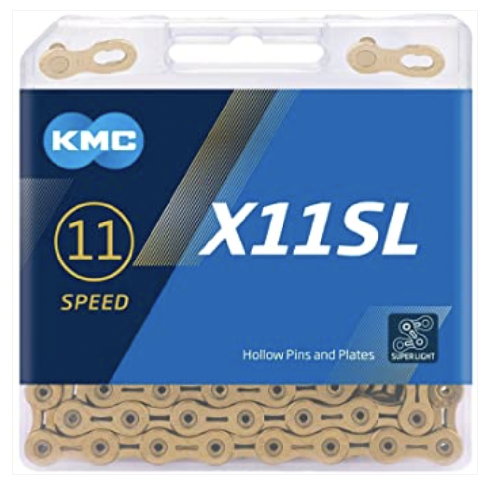 CADENA KMC X11SL 118 LINKS DORADA
