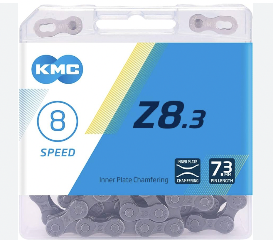 CADENA KMC Z8.3 116 LINKS GRAY 8S