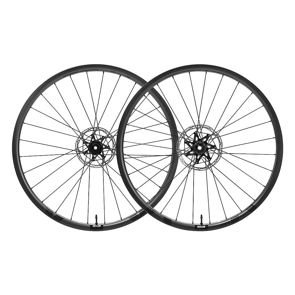 JUEGO DE RINES FFWD OUTLAW MTB FULL CARBON FFWD BOOST (MICROSPLINE) NEGRO MATTE
