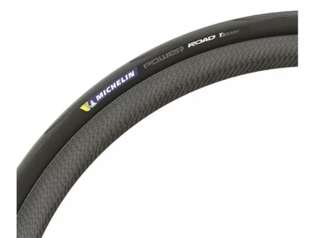 LLANTA MICHELIN POWER ROAD TUBELESS READY NEGRO 700X28C