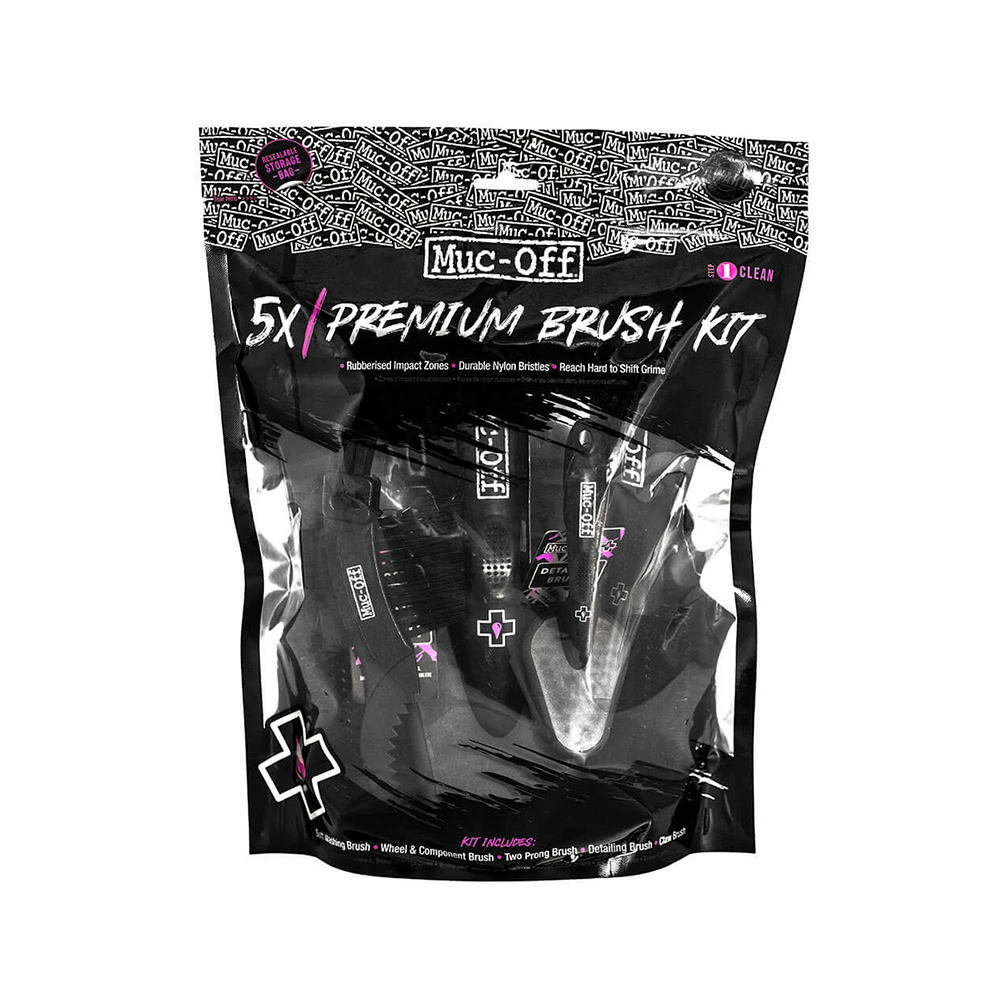 MUC-OFF SET DE 5 CEPILLOS