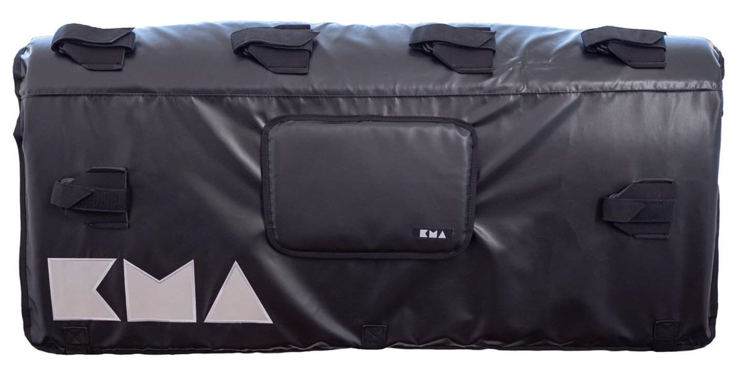 TAPETE BIKE PAD KMA CHICO NEGRO / REFLEJANTE PARA 4 BICIS