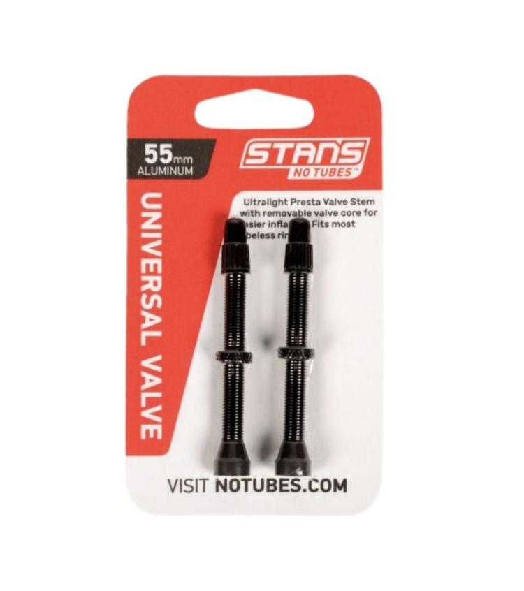 VALVULA STANS NO TUBES 55MM ALUMINIO
