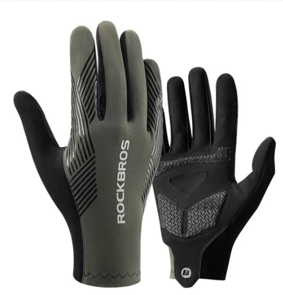 GUANTES LARGOS ROCKBROS VERDE MILITAR 161100060
