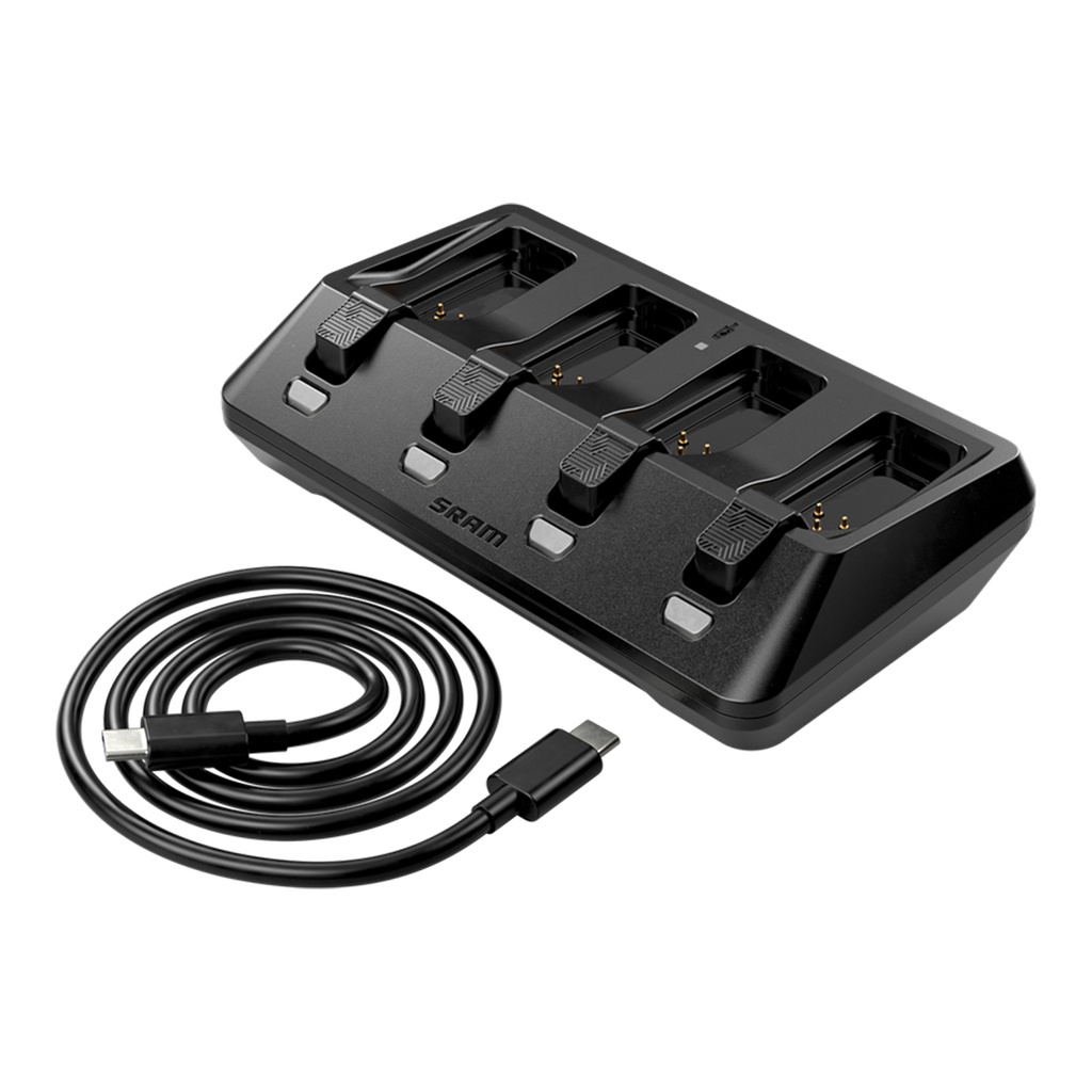Cargador de Baterias SRAM AXS con Cable 4 Puertos
