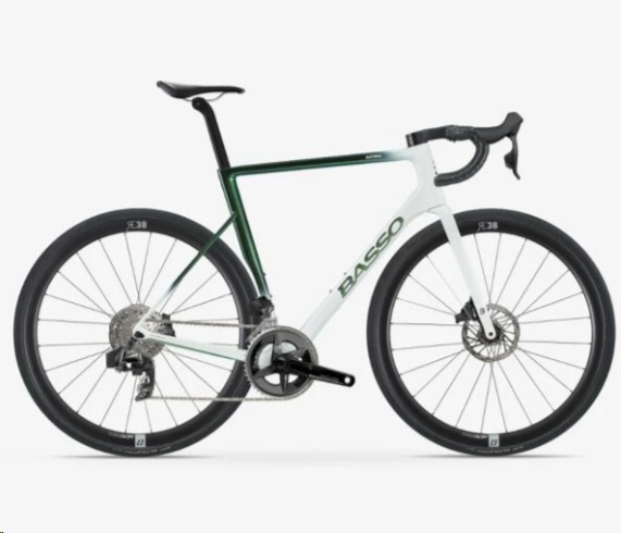 BICICLETA DE RUTA BASSO ASTRA POP GREEN SRAM RIVAL ETAP – MICROTECH RE38 (56)
