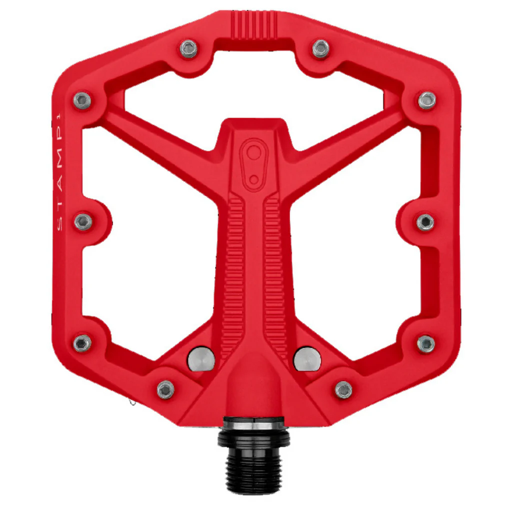PEDALES STAMP 1 V2 – GRANDE ROJOS CRANKBROTHERS