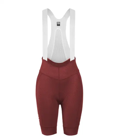BIB SHORT SUAREZ PRO HARD MOROCCON RED DAMA 