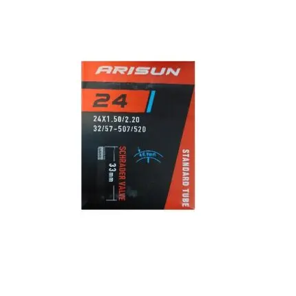 CAMARA MTB ARISUN 24 VALVULA AMERICANA 