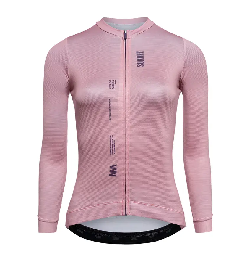 JERSEY SUAREZ MANGA LARGA LOCK OLD ROSE 2.4