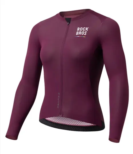 JERSEY ROCKBROS MORADO DAMA