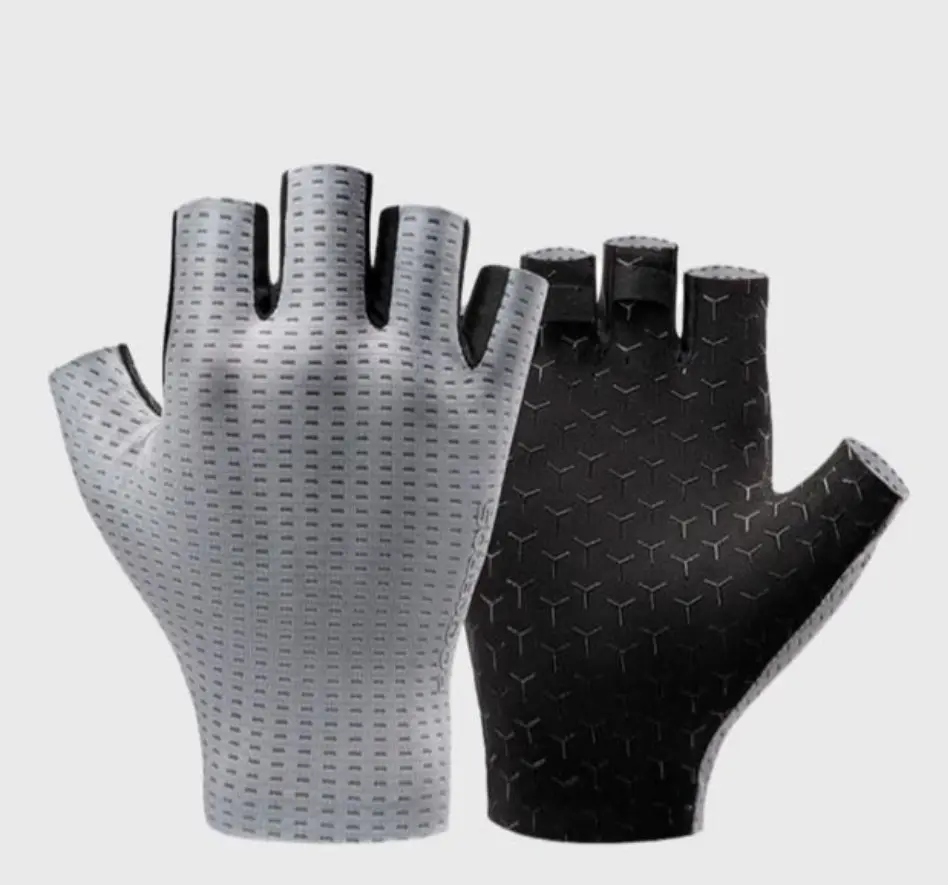 GUANTES CORTOS ROCKBROS GRISES