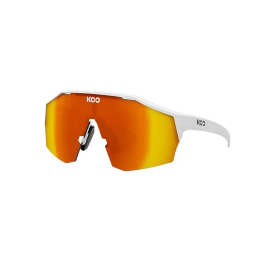 Lentes Koo Alibi LARGE White Matt/Light Red Mirror 
