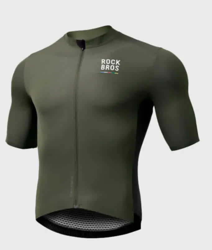 JERSEY ROCKBROS VERDE MILITAR HOMBRE