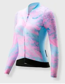 JERSEY ROCKBROS BICOLOR MANGA LARGA DAMA