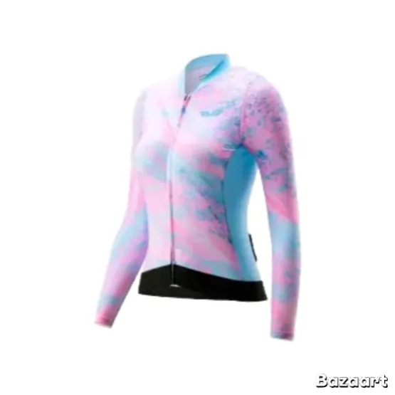 JERSEY ROCKBROS BICOLOR MANGA LARGA DAMA