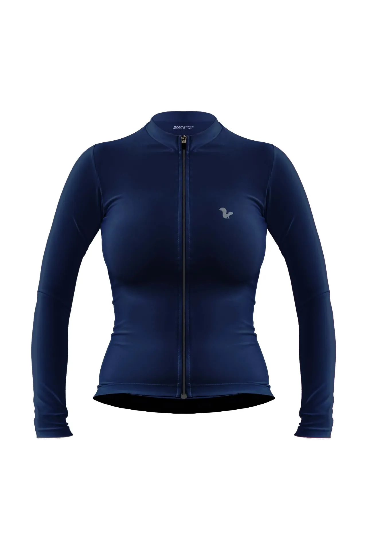 JERSEY CORSA TERMAL NAVY MUJER SANREMO (S)