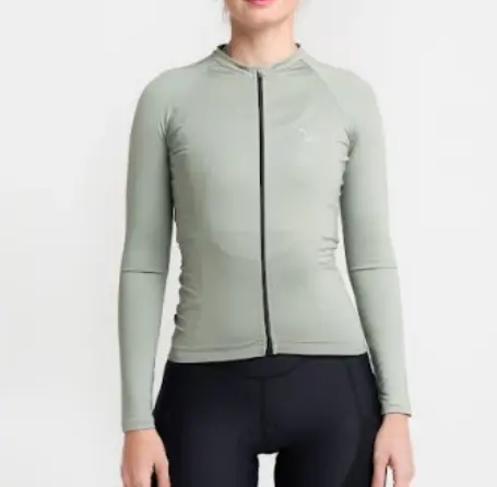 JERSEY BASIC MANGA LARGA MUJER OLIVA SANREMO