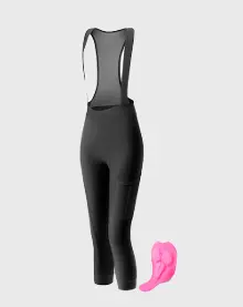 MALLA BIB SHORT ROCKBROS NEGRO DAMA 