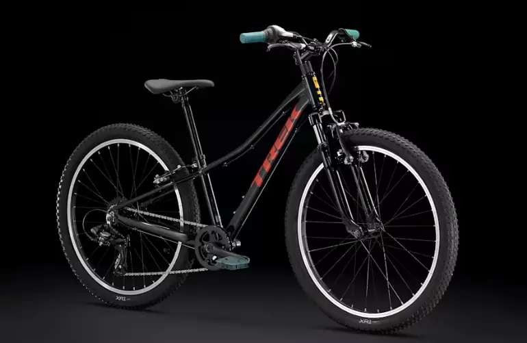 BICICLETA TREK PRECALIBER 24 8 VELOCIDADES Y SUSPENSION NAUTICAL NAVY