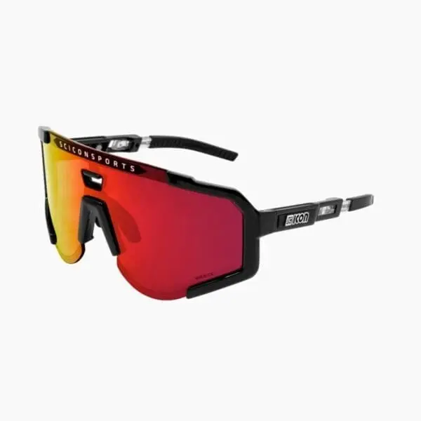 LENTES SCICON AEROSCOPE BLACK/MULTIMIRROR RED