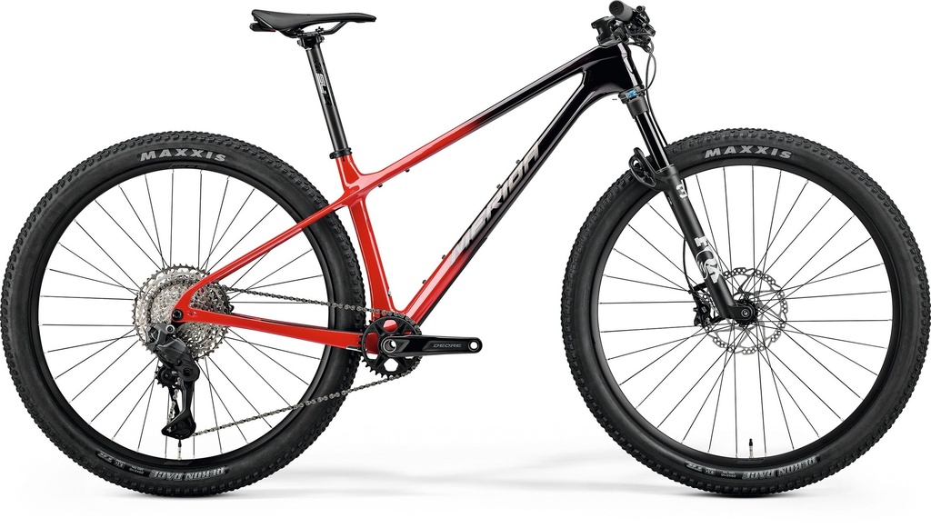 MERIDA BIG NINE 7000 BLK/RED WARM SLATE GRY '26