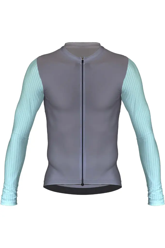 JERSEY CORSA MANGA LARGA GRAY SANREMO - HOMBRE