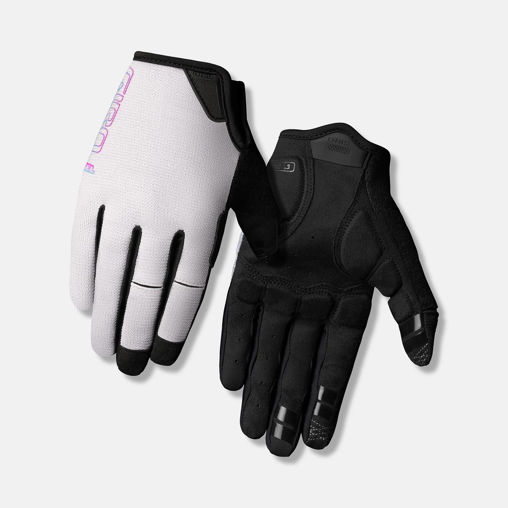 GUANTES GIRO MONTAÑA LA DND GEL MUJER COMPLETO BLANCO/NEGRO (S)