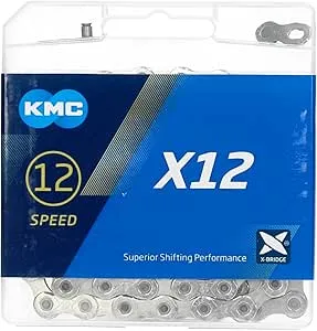 [419301] CADENA KMC X12 126 LINKS PLATA