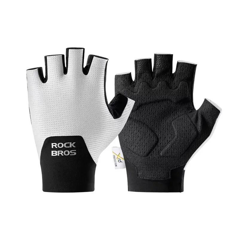 GUANTES CORTOS DE MUÑECA ROCKBROS COLOR BLANCO