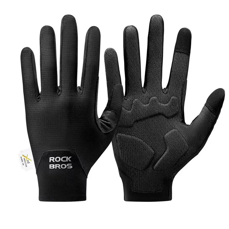 GUANTES LARGOS ROCKBROS NEGROS