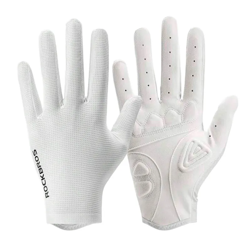 GUANTES LARGOS ROCKBROS BLANCOS 161100140
