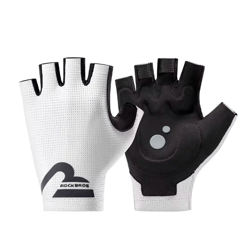 GUANTES CORTOS DE MUÑECA ROCKBROS BLANCO 162200540
