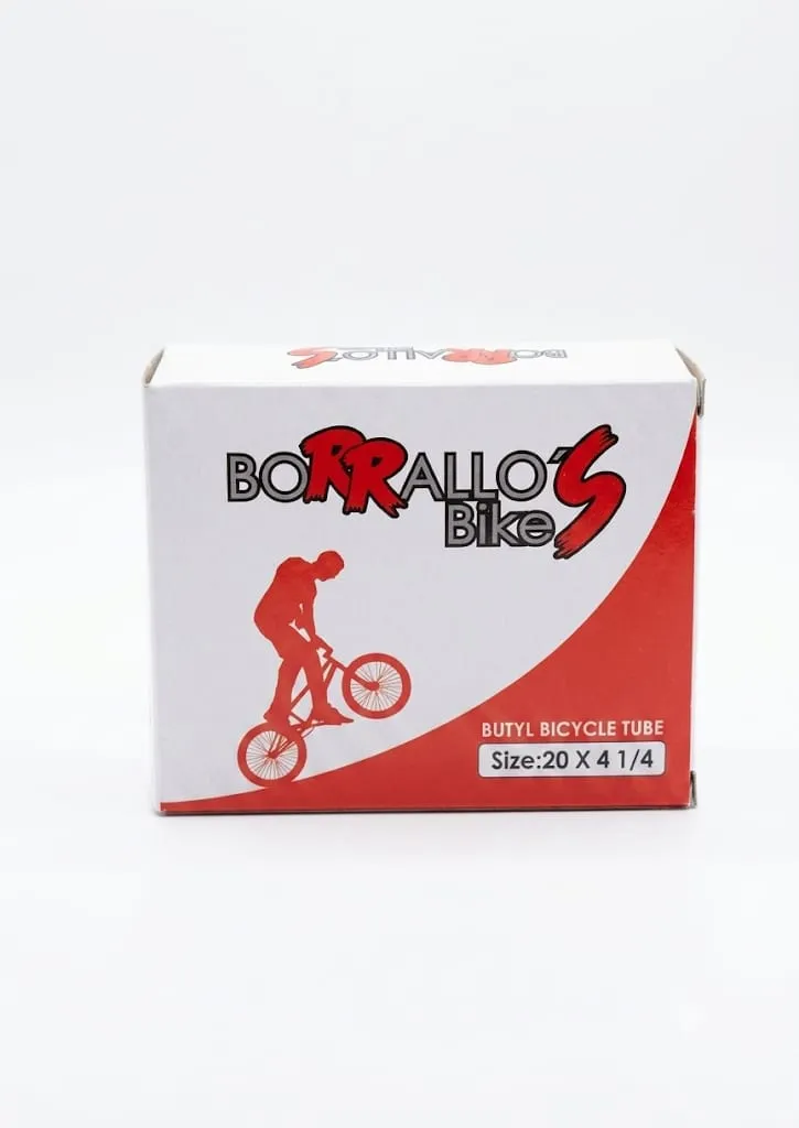 CAMARA 20 X 4 20 X 4 1/4 FAT BIKE CHOPPER BICI ELECTRICA SCHRADER NEGRO