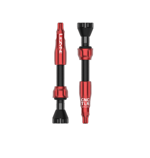 [1-PK-TLRVL60-V211] VALVULAS TLR CNC PRO LEZYNE ROJO 60MM