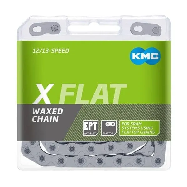 CADENA KMC 12V XFLAT CHAIN GO WAX EPT ANTI OXIDO 126E