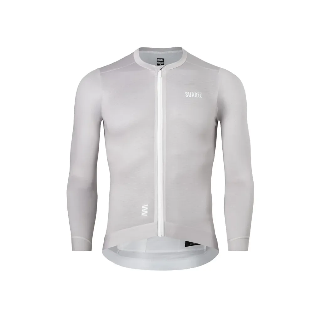 JERSEY SUAREZ MANGA LARGA PERFORMANCE HOMBRE (SHADE GRAY LILAC 2.4) (XS)