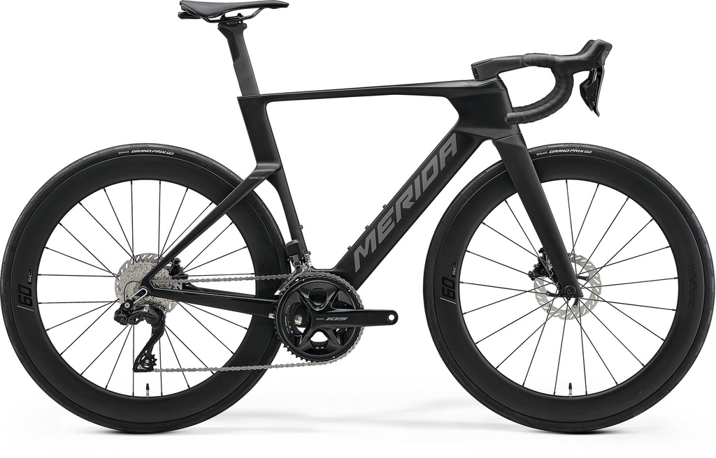 BICICLETA MERIDA REACTO 6000 2027 (Negro/Gris, XS)
