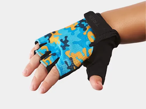 [5301800] GUANTES TREK UNISEX DE CICLISMO PARA NIÑOS (Azul)
