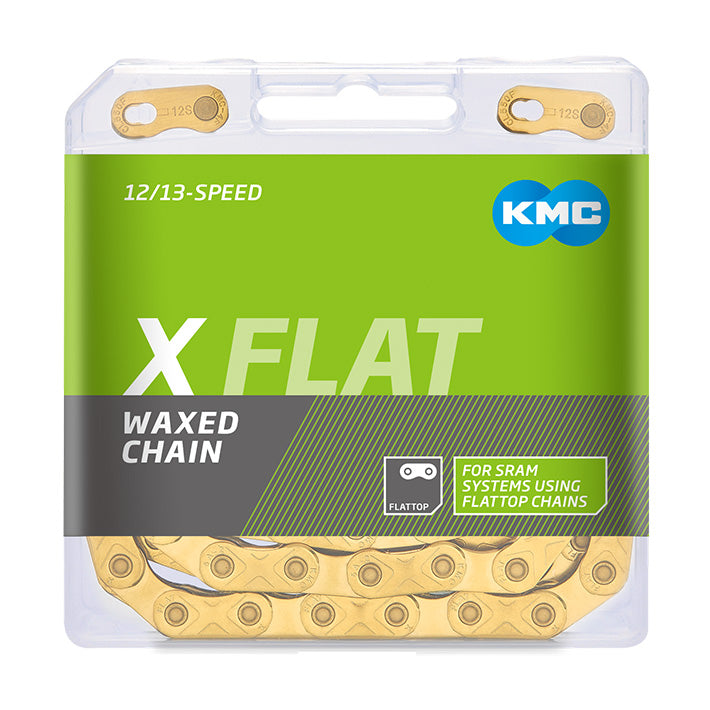 CADENA KMC XFLAT GO WAX 12V 126 ESLABONES