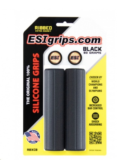 PUÑOS ESIGRIPS EXTRA CHUNKY RIBBED BLACK