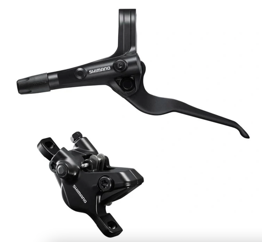 FRENO HIDRÁULICO DELANTERO SHIMANO PALANCA BL-M401 CÁLIPER BR-MT410 / 1000 MM / J-KIT / BALATAS DE RESINA