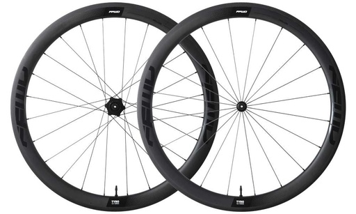 [001229] JUEGO DE RINES FFWD TYRO (45MM) RIMBRAKE FULL CARBON FFWD (XDR) NEGRO MATTE