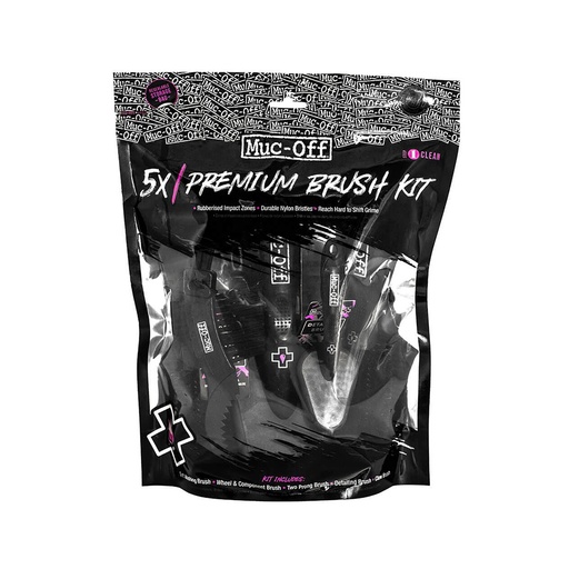 MUC-OFF SET DE 5 CEPILLOS